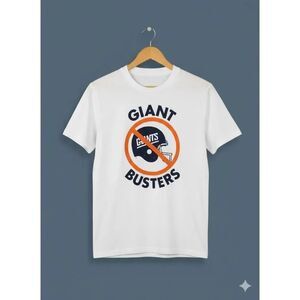 Giant Busters White SS Graphic Tee Shirt T-Shirt S